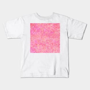 Pink Sparkle Glitter Kids T-Shirt